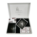 Luxury cosmetics paper boxes with flocking tray