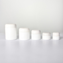 Opal White Glass Body Cream Jars Series for Cosmetic