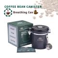 Pot de grains de café en acier inoxydable de 16 oz