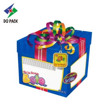 Birthday Cake Box Shape Zipper Pouch For Candy