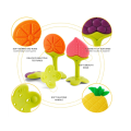 Jouets de dentition de fruit en silicone personnalisé