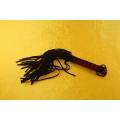 Black ULTRA Rubber Flirting Tail Horse Whip