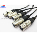 Conector de áudio XLR 5 pinos fêmea Jack microfone