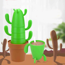 Coupes de cactus biodégradables à base de PLA Set Mug Artistic Products