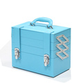 new product aluminum cosmetic display case,aluminum beauty case,aluminum makeup organizer