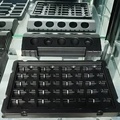 vacuum automation electronic black blister trays