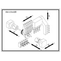 SL205 Tipo suizo Máquina de torno de alta precisión