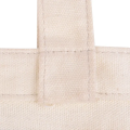 OEM- und ODM Custom Logo Print um Ökofreundliche tragbare wiederverwendbare Mini -Baumwoll -Leinwandtasche für Weinflaschen Geschenkverpackung