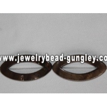 horse eye shape freshwater shell beads