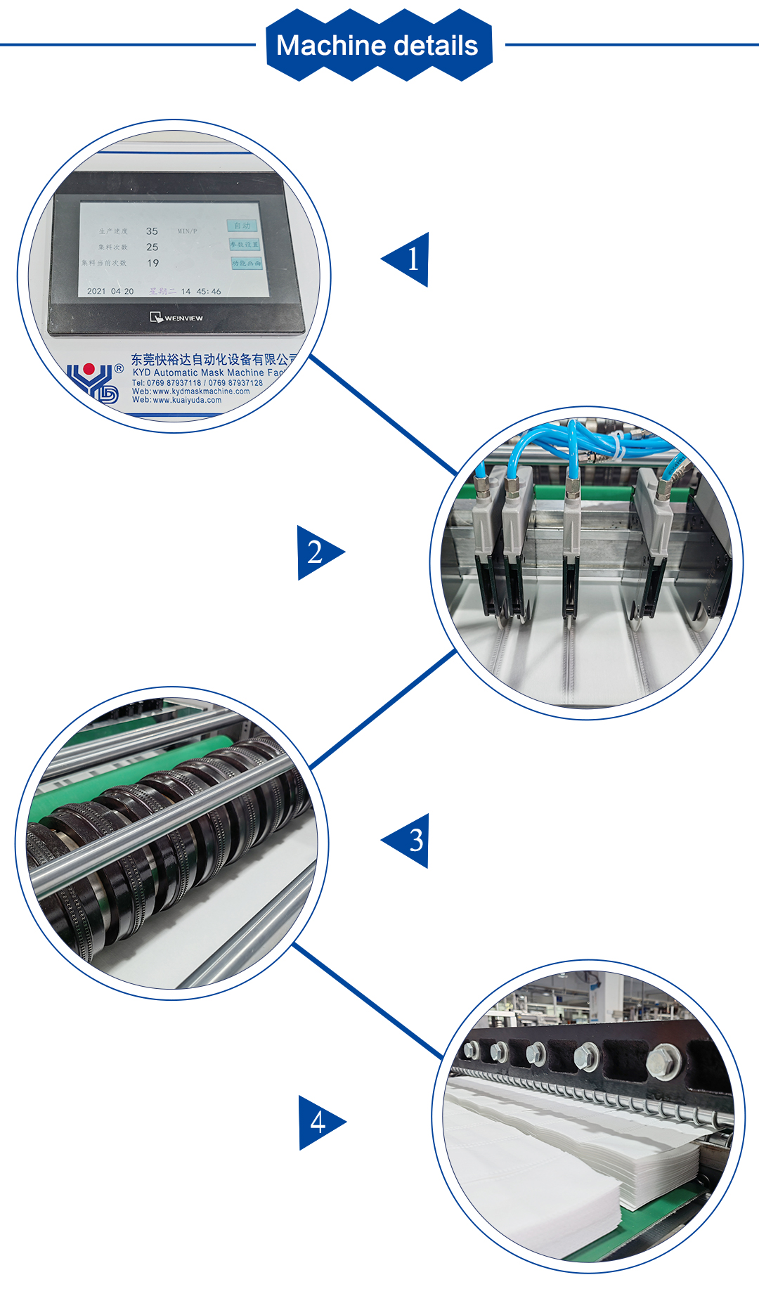 Square Cotton Pad Making Machine