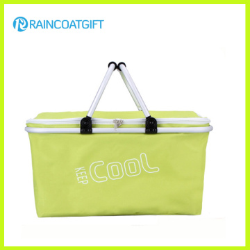 Wholesale Reusable Outdoor Supermarket Foldable Cooler Basket