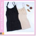 Correas de hombro transparente de color puro Slimming Shaper Camisole