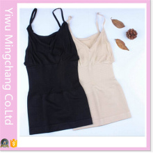 Pure Color Seamless Shoulder Straps Slimming Shaper Camisole