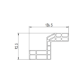 Support de téléphone support de téléphone de profil en aluminium Dies