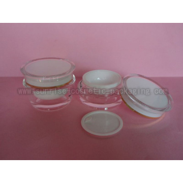 Tambour de forme J037A de pot de crème cosmétique