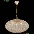 Big Size Round Shape Crystal Beaded Pendant Light