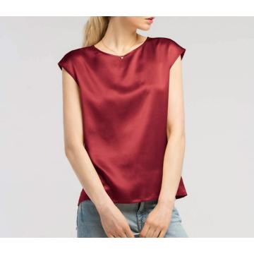 Summer Cool Comfy Charmeuse Silk Tops for Ladies