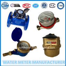 Medidores mecânicos de água em diferentes materiais