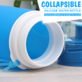 Outdoor silicone collapsible water drinking bottles