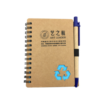 Recyclable Spiral Paper Notebook with ECO Pen