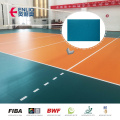 comme des rouleaux de vinyle de grain de goutte de pluie terrain de volley-ball PVC d&#39;intérieur