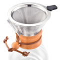 Pour Over Coffee Maker with Bamboo Sleeve 400ml