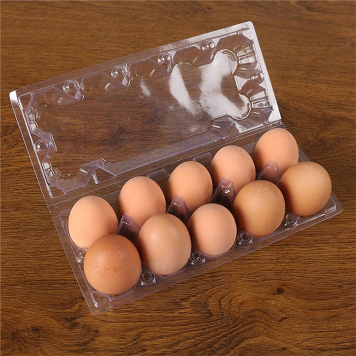 10 Eggs PVC Plastic Tray