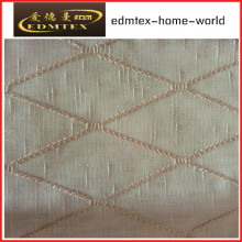 Moda tecido bordado Organza Cortina EDM2046