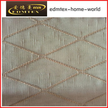 Fashion Embroidered Organza Curtain Fabric EDM2046