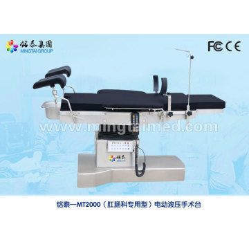 Anorectal electric hydraulic operating table