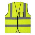 classic style PVC CARD pocket safety vest