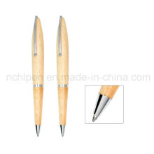 Sharp Design Full and Small Clip Wood Pen Business Pen Stationery