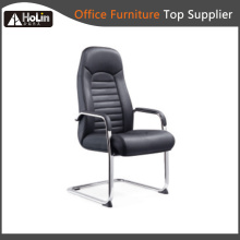 Cadeira de escritório executiva clássica de couro com encosto alto