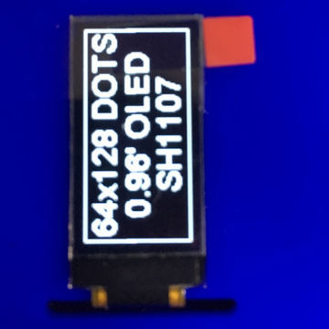 OLED 0.96 pulgadas 64x128 dots SH1107 para portátil inteligente