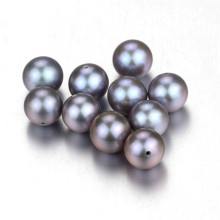 Snh Grey Color Natural Dye Color Loose Pearls