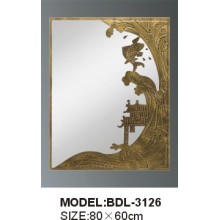 Espejo de baño de cristal de espesor de 5 mm (BDL-3126)