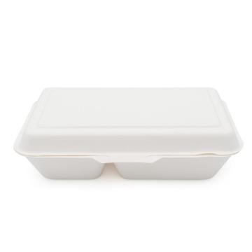 Paper Box Food Takeaway Salad Box Biodegradable Food container With Window Oil and Water Proof for Sandwich Cheesecake