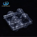 Clear plastic egg tray