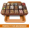 Brownie Pan Brownie Backschale mit eingebauter Slicer