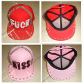 Acrylic hip-hop cap letters rivet stud cap jazz baseball cap spike studded cap street dance cap