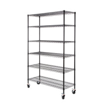 Heavy Duty Movable 6 Tier NSF Wire Shelving