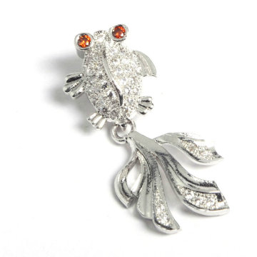 Mode Goldfish Form Schmuck Bijoux Zubehör Anhänger für Halskette Armband