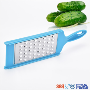 stainless steel kitchen grater with plastic handle