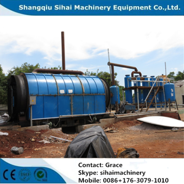 high efficiency waste tire pyrolysis plant