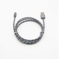Cable de carga trenzado de nylon para Samsung S7
