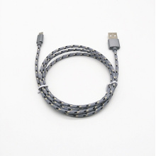 Nylon Braided Male a to Micro USB Data Sync Cable