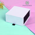 White paper jewelry box custom folding box