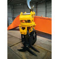 manufacture excavator machine cheap rotating hydraulic grapple