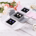 Magnetic Lid Paper Jewelry Set Box Packaging