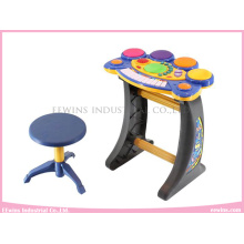 Clavier électronique multifonctionnel de Tableau de jouets musicaux avec la chaise